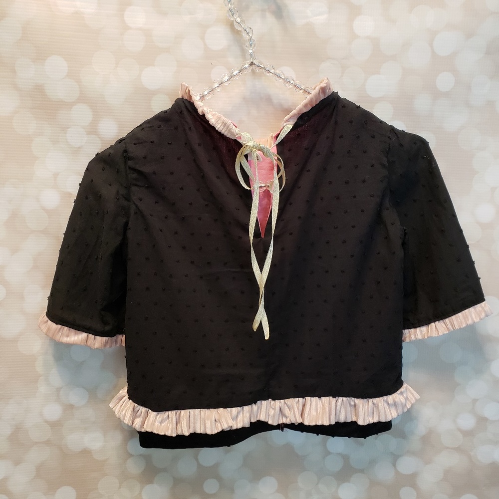 Black Ruffle Shirt - Picture 2 of 2